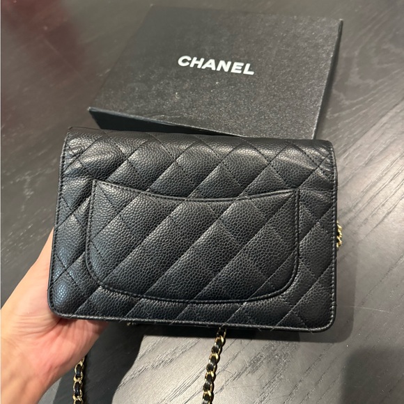 Chanel Classic Wallet on Chain caviar - Picture 10 of 11